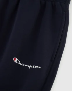Pantaloni joggers in felpa a gamba dritta Blu Uomo