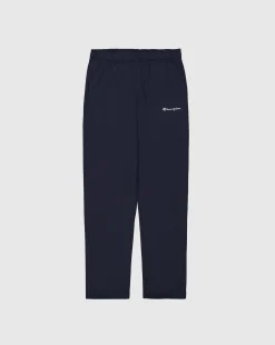 Pantaloni joggers in felpa a gamba dritta Blu Uomo