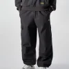 Pantaloni Parachute Cargo Nero Nero Uomo