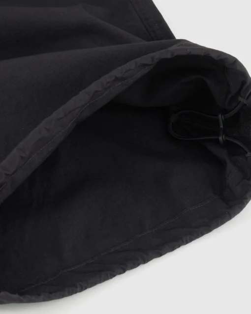 Pantaloni Parachute Cargo Nero Nero Uomo