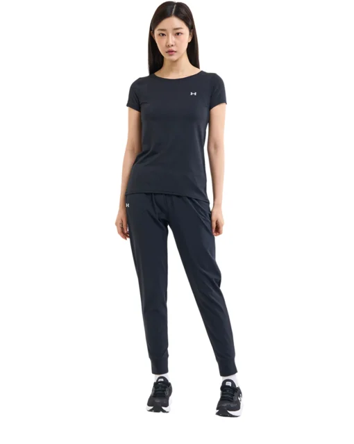 Pantaloni UA ArmourSport High-Rise Woven Nero Donna