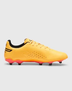 Puma King Match Fg/AG Arancio Uomo