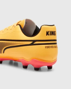 Puma King Match Fg/AG Arancio Uomo