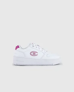 RD18 Platform Glitter Bianco Bambina