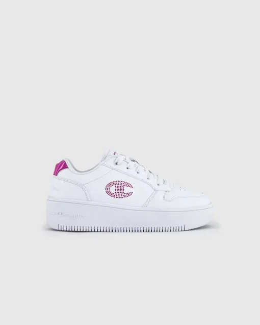 RD18 Platform Glitter Bianco Bambina