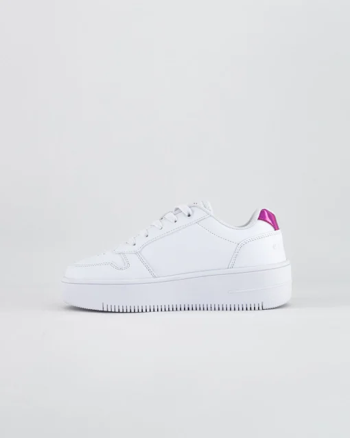 RD18 Platform Glitter Bianco Bambina
