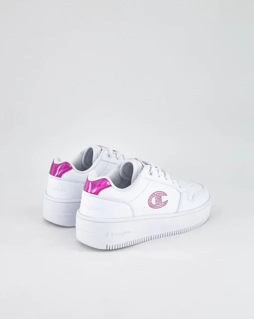 RD18 Platform Glitter Bianco Bambina