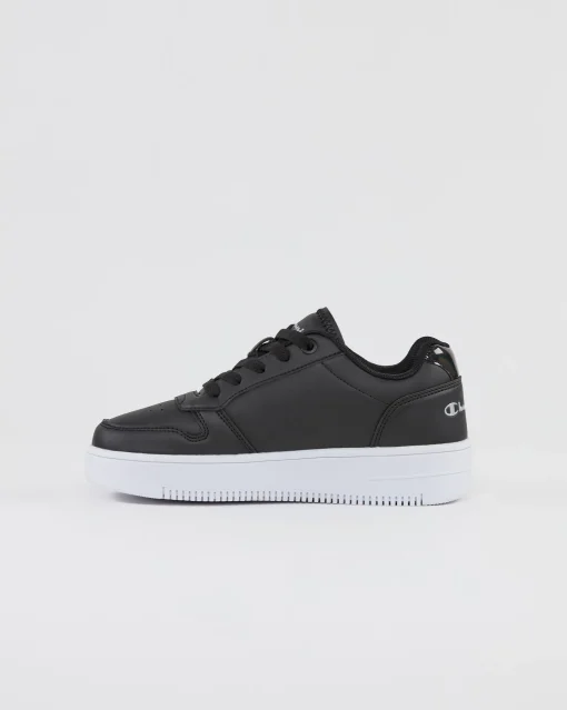 RD18 PLATFORM GLITTER Nero e Argento Bambina