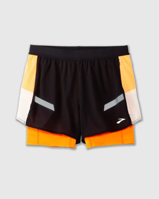 Run Visible 4 2 In 1 Short 2.0 Beige Donna