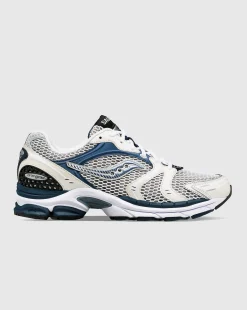 Saucony Progrid Triumph 4 Bianco e Blu Uomo
