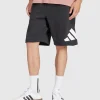 Short Essentials Big Logo French Terry Nero Uomo