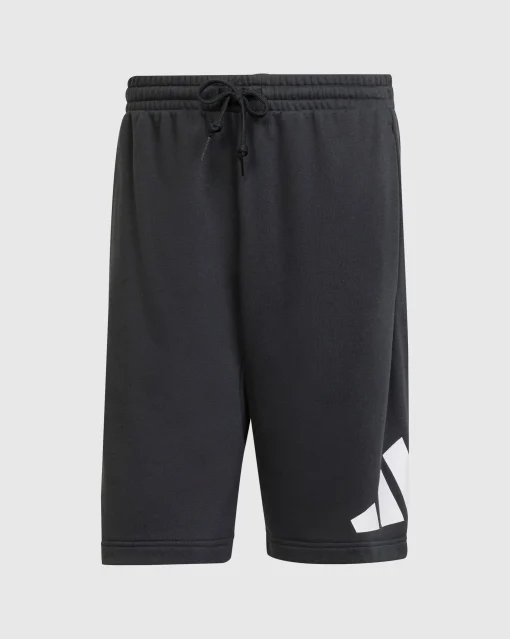 Short Essentials Big Logo French Terry Nero Uomo