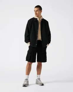 Shorts Bermuda Cargo Nero Uomo