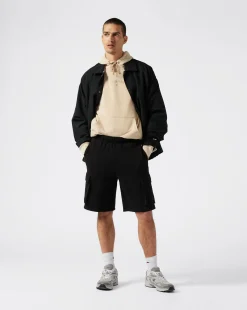 Shorts Bermuda Cargo Nero Uomo