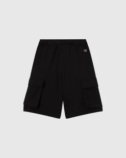 Shorts Bermuda Cargo Nero Uomo