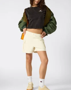 Shorts Cargo Authentic Pants Bianco Donna