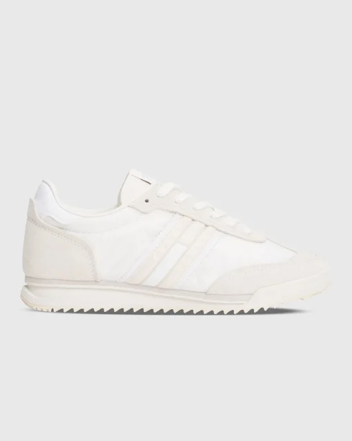 Sneakers Classic Runner in pelle Bianco Donna