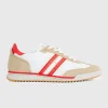 Sneakers Classic Runner in pelle Marrone Donna