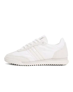 Sneakers Classic Runner in pelle Bianco Donna