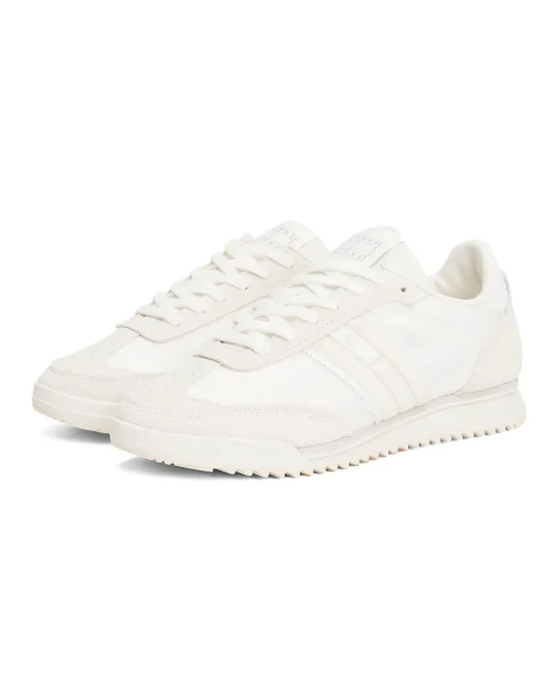 Sneakers Classic Runner in pelle Bianco Donna