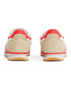 Sneakers Classic Runner in pelle Marrone Donna