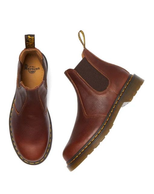 Stivaletti Chelsea 2976 in Pelle Ambassador Marrone Uomo