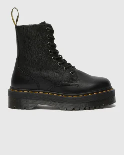Stivaletti Platform Jadon III in Pelle Nero Donna