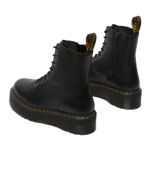 Stivaletti Platform Jadon III in Pelle Nero Donna
