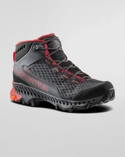 Stream Gore-Tex Nero e Rosso Donna
