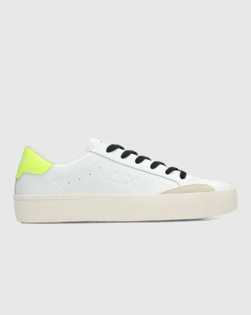 Sun68 Street Leather Bianco Uomo