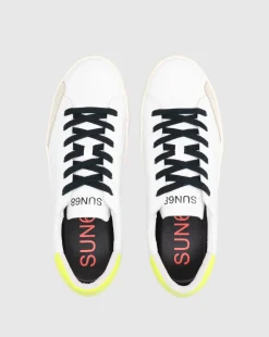 Sun68 Street Leather Bianco Uomo