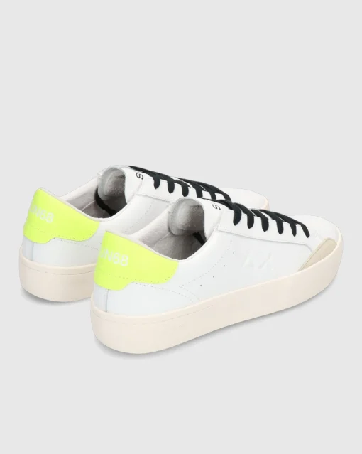 Sun68 Street Leather Bianco Uomo