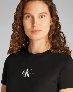 T-ashirt Monologo Nero Donna