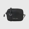 Tommy Hilfiger Borsa Essential con Tracolla e Logo Nero Unisex Adulto