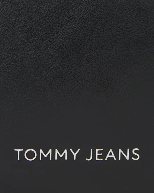 Tommy Hilfiger Borsa Essential con Tracolla e Logo Nero Unisex Adulto