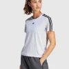 T-shirt AEROREADY Train Essentials 3-Stripes Bianco Donna