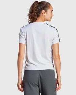 T-shirt AEROREADY Train Essentials 3-Stripes Bianco Donna