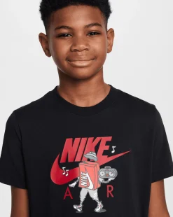 T-Shirt Boxy 2 Nero Bambino