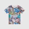 T-Shirt Brooklyn Collage Beige Bambino