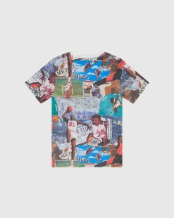 T-Shirt Brooklyn Collage Beige Bambino
