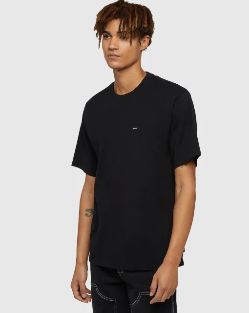 T-Shirt Clancy Heavyweight Nero Uomo