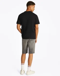T-shirt con distintivo Tommy Nero Uomo