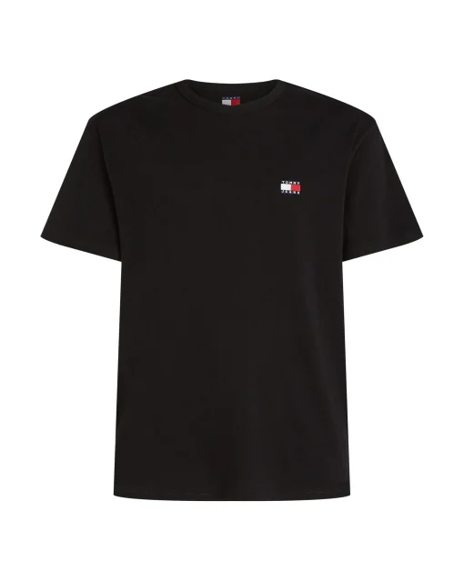 T-shirt con distintivo Tommy Nero Uomo