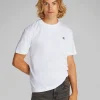 T-Shirt Con Logo sul Retro Bianco Uomo