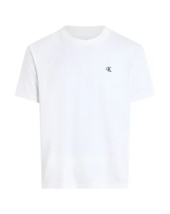 T-Shirt Con Logo sul Retro Bianco Uomo