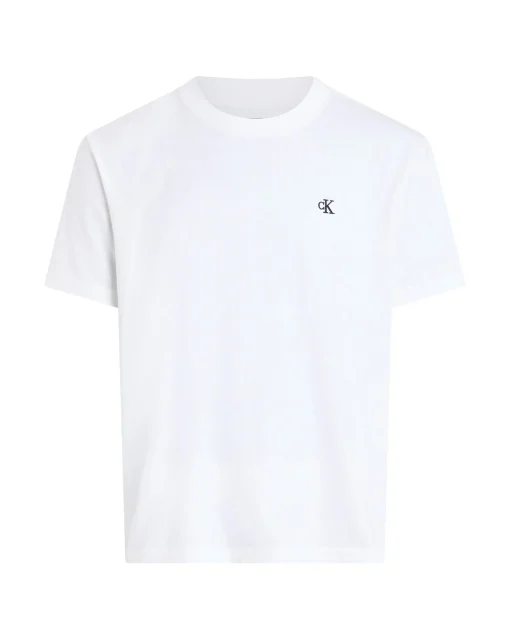 T-Shirt Con Logo sul Retro Bianco Uomo
