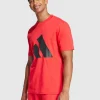 T-Shirt Essentials Big Logo Rosso Uomo