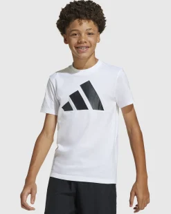 T-shirt Essentials Junior Bianco Bambino