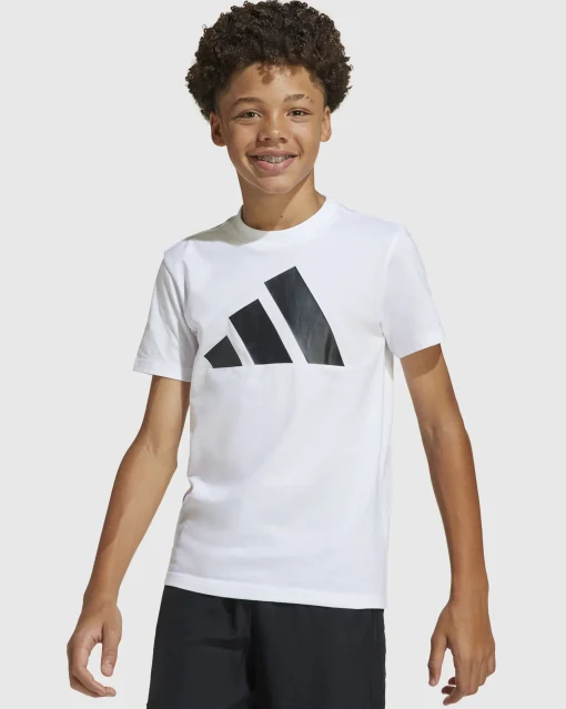 T-shirt Essentials Junior Bianco Bambino