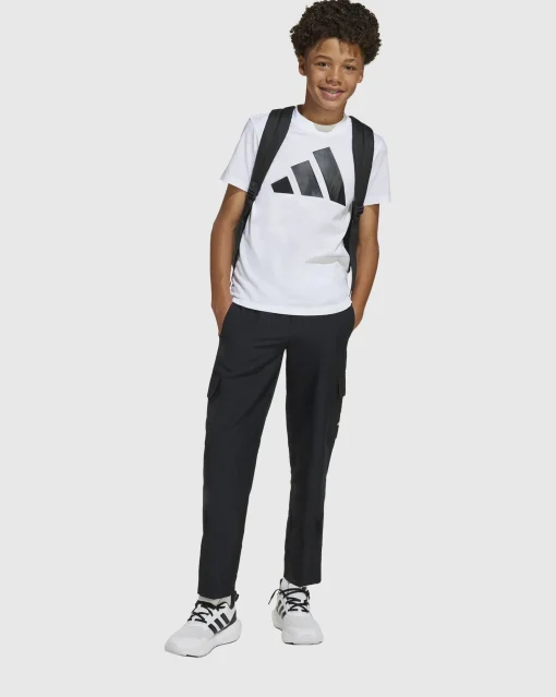 T-shirt Essentials Junior Bianco Bambino